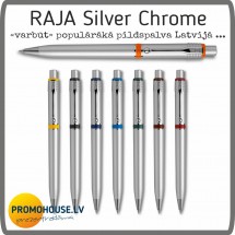 Pildspalva 120 Raja Silver Chrome
